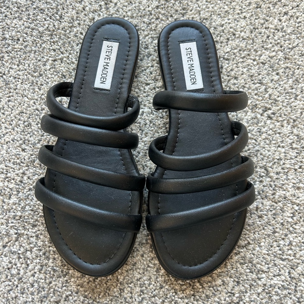 Steve Madden Black Women's Sandals